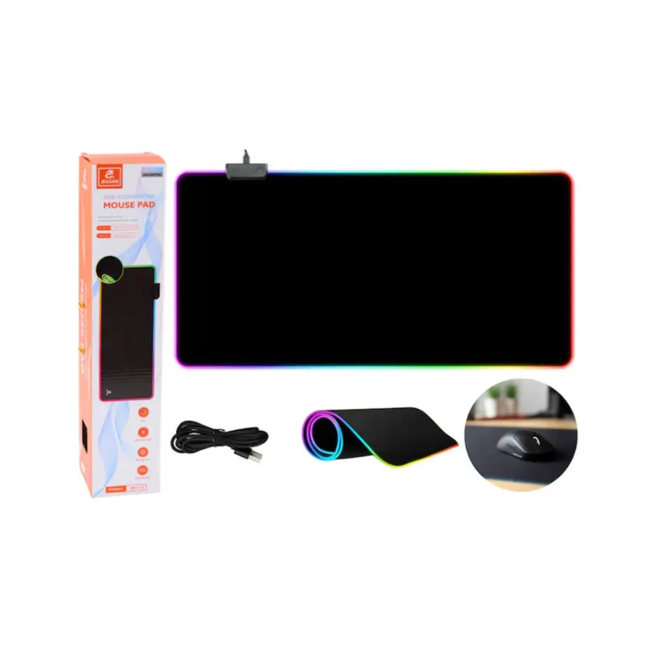 Jeqang JM-112 & JM-113 RGB Luminous Gaming Mousepads