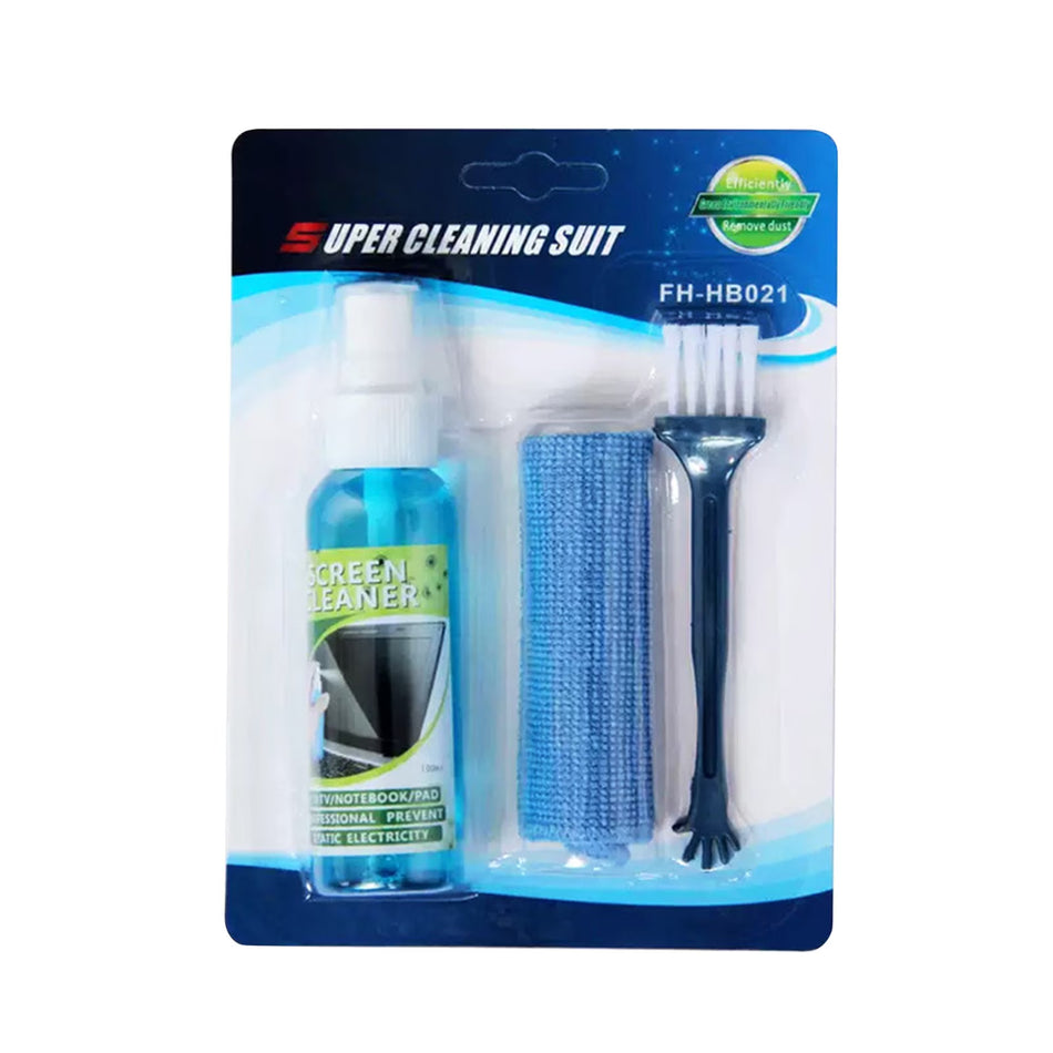 SUPER CLEANING KIT FH-HB021 | Multi-Purpose Electronics & Screen Cleaning Set | Anti-Static Dust & Smudge Remover