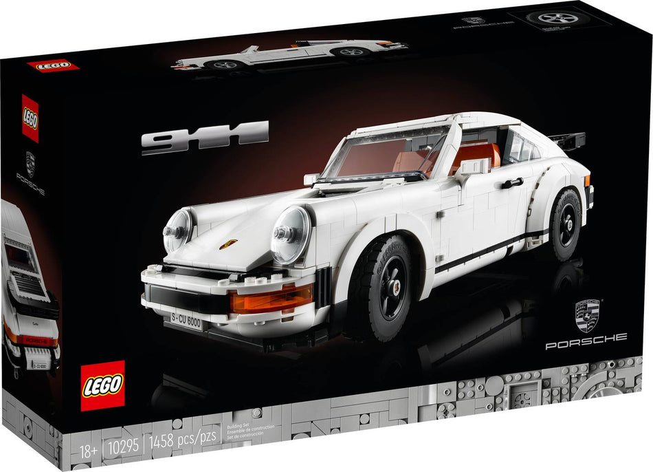 LEGO Icons Porsche 911 Building Kit - 2-in-1 Turbo or Targa Model for Adults, Ages 18+ - Collectible Vehicle Craft Set - Gift for Car Enthusiasts - 10295 (1,458 Pieces)