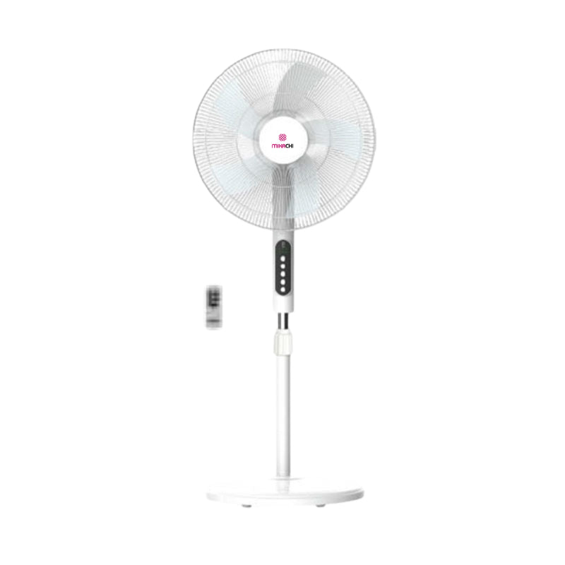 MIKACHI MSF5518 18" Premium Adjustable Pedestal Fan with High-Velocity Airflow