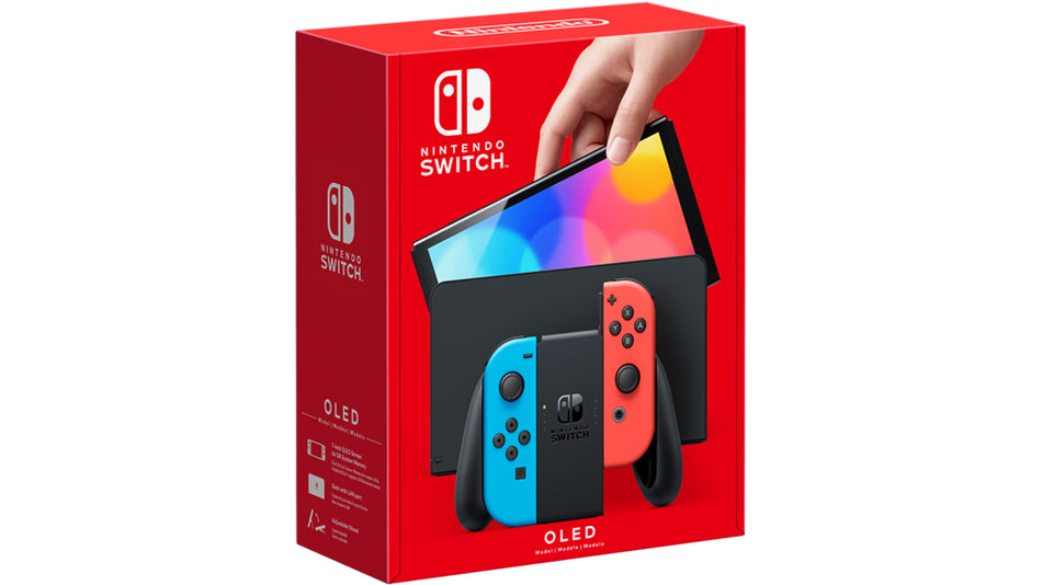 Nintendo Switch OLED with  7"  screen with Joy-Con, 64 GB internal storage