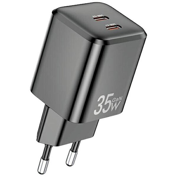 AWEI PD65-EU GaN 35W 2xUSB-C wall charger