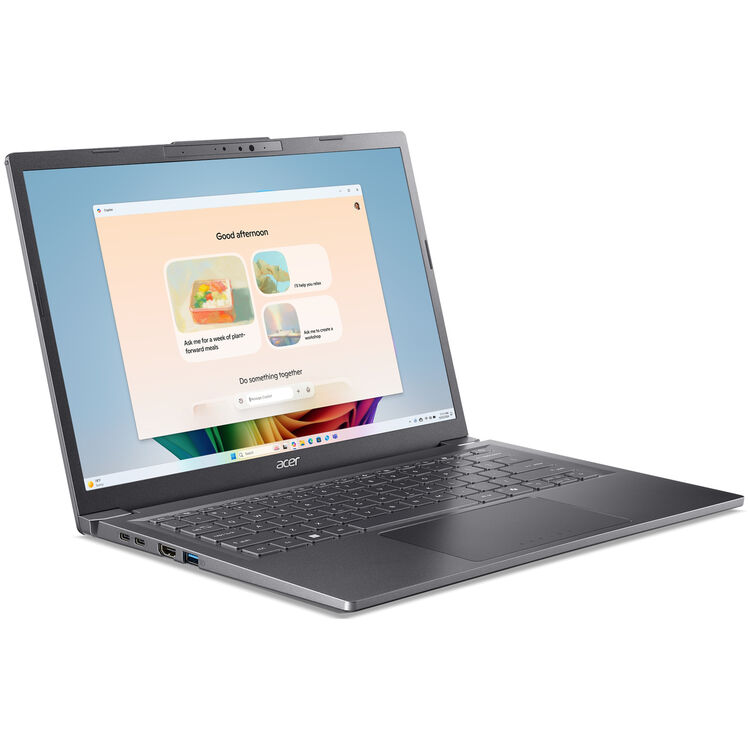 Acer 14" Aspire 14 AI Laptop A14-52M-72FH, 14" IPS, Intel Core Ultra 7 256V, 16GB LPDDR5X, 1TB M.2 PCIe 4.0, Built-In Intel AI Boost NPU (47 TOPS), Intel Arc 140V Graphics, Gigabit LAN, Wi-Fi 6, BT 5.3, USB4, USB-A 3.2 Gen 1, Windows 11 Home PROMO