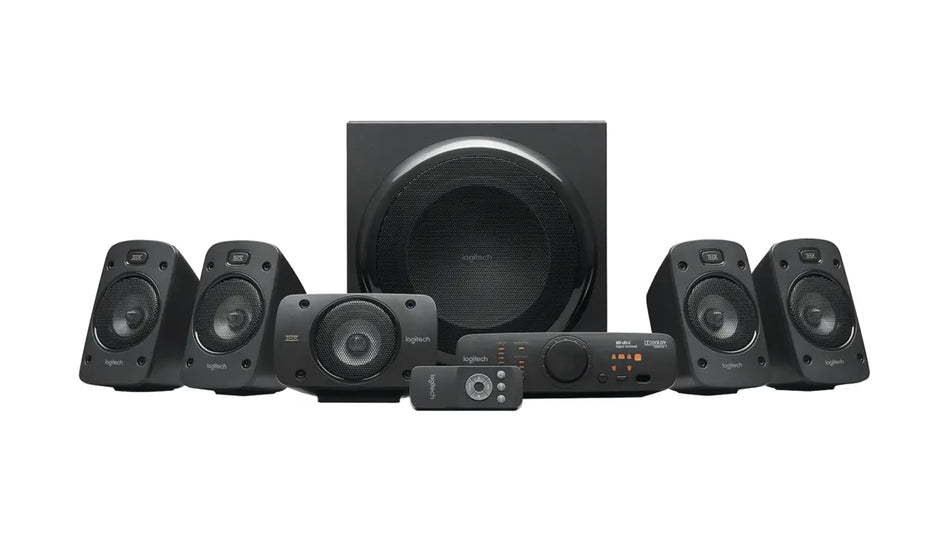 Logitech Z906 5.1 Surround Sound Speaker System - THX, Dolby Digital and DTS Digital Certified - Black