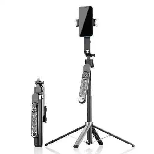 Gimbal Stabilizer Q515TK-H Tracking Selfie Stick | Dual LED Fill Lights | Smart Auto-Tracking & Bluetooth Remote