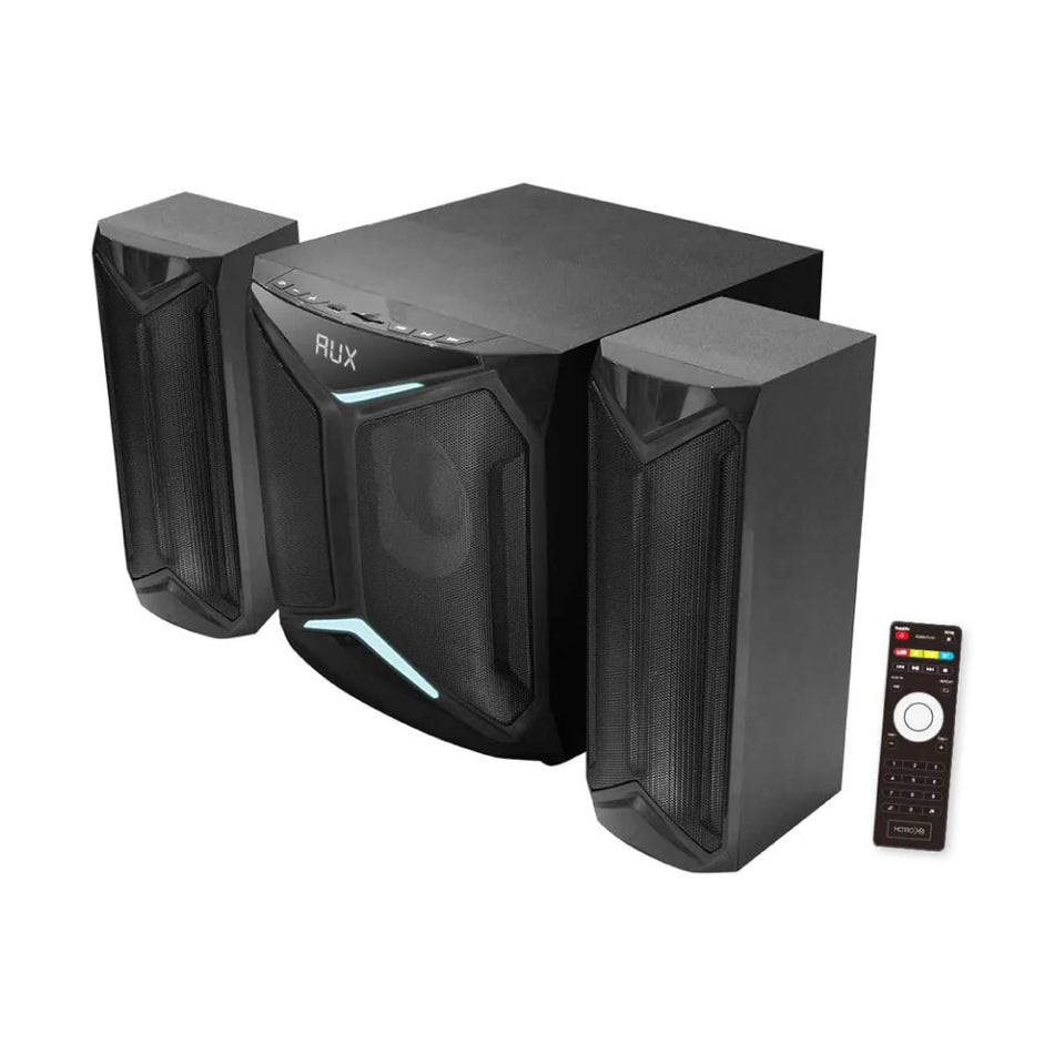 Sonicgear Morro X9 (MORROX9) 2.1 Multimedia Speaker System | High-Performance Desktop Audio Setup with Powerful Dedicated Subwoofer, Wireless Bluetooth 5.0, USB & FM Radio Support