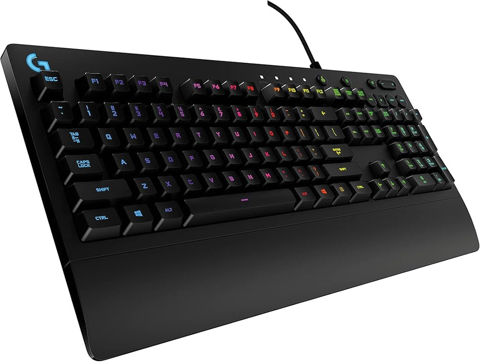 Logitech G213 Prodigy Gaming LIGHTSYNC RGB Backlit Keys, Spill-Resistant Keyboard – Black