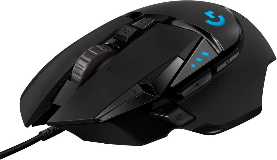Logitech G502 HERO High Performance USB Gaming Mouse - Black (1 Year Warranty)