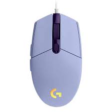 Logitech G102 LIGHTSYNC Corded Lilac Purple Gaming Mouse