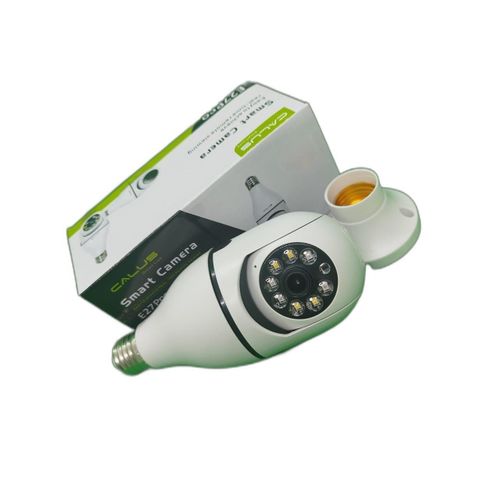 Calus E27Pro Smart WiFi Surveillance Camera Real-Time Remote Viewing, Motion Alerts, Night Vision & 2-Way Audio | 360° Pan/Tilt | 1080P Full HD