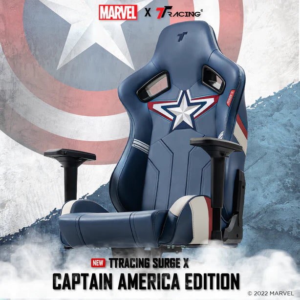 TTRacing Surge X Gaming Chair - Captain America Edition