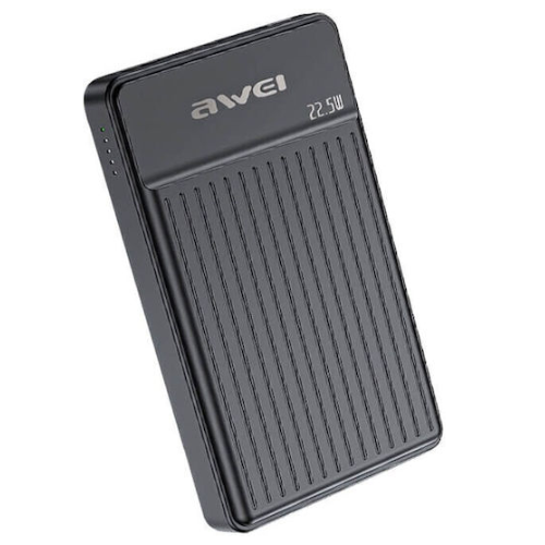 Awei P33K 10000mAh Mini Magnetic Power Bank – 15W Wireless Fast Charging Portable Charger