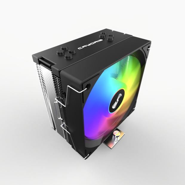 CRYORIG CR4S SINGLE-TOWER AIR COOLER WITH 4 HEATPIPES AMD AM4/AM5 – Intel LGA 1150/1200/1851/1700