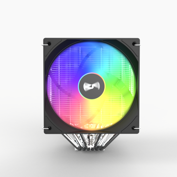 CRYORIG CR6S Dual-Tower 6 Pure Copper HEATPIPES with 2 120MM ARGB PWM Fans