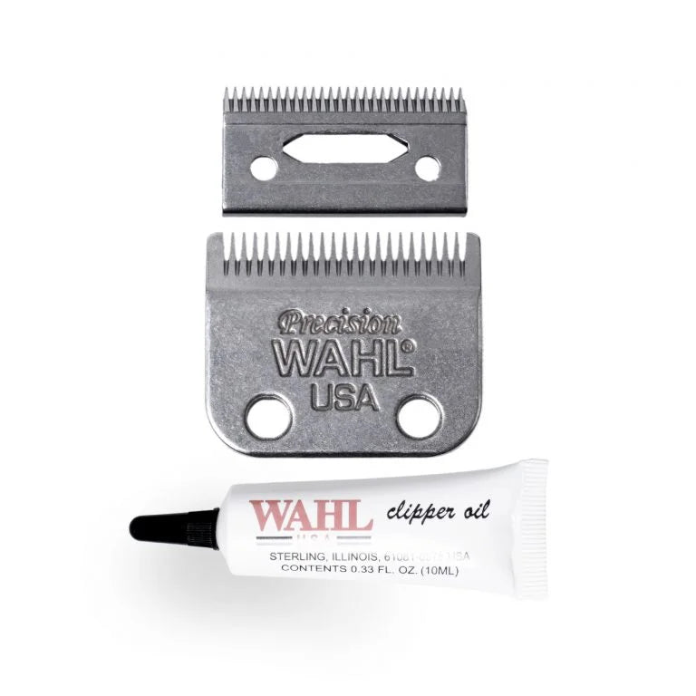 WAHL Professional Precision Ground Hair Clipper Replacement Blade Set – 0.8mm Cutting Length – 2050-500