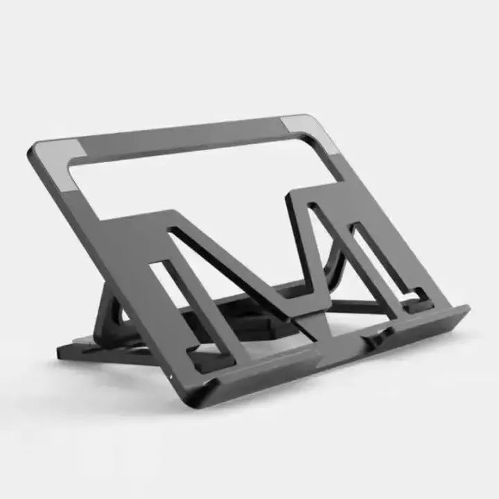 ADJUSTABLE FOLDING LAPTOP & TABLET STAND ZM-020 | Ergonomic Desktop Riser for Laptops & Tablets