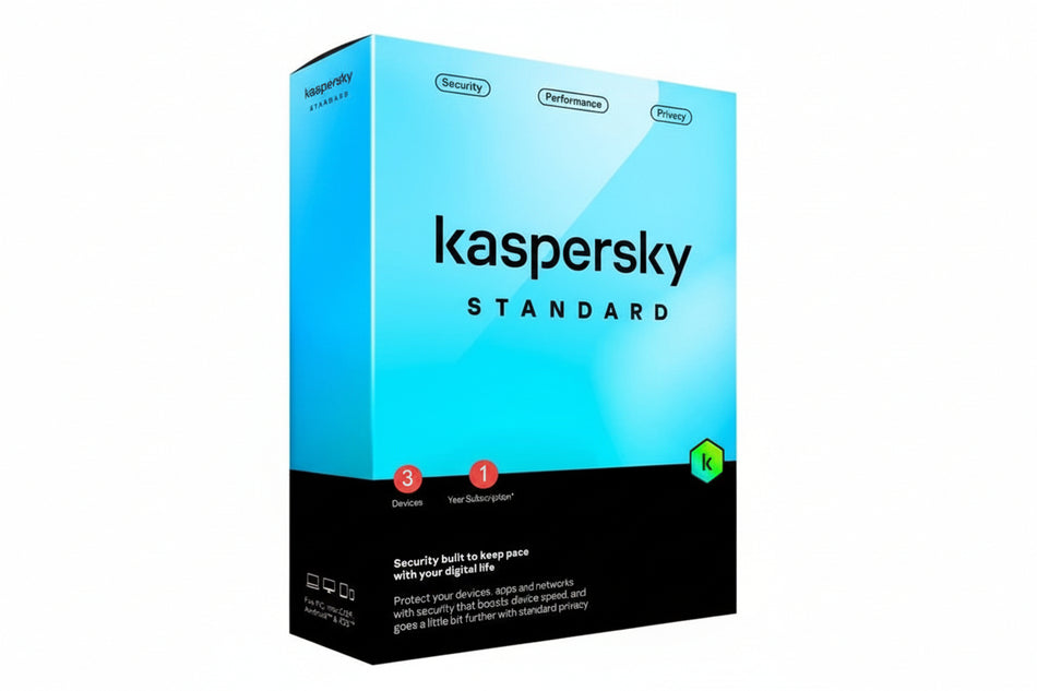 Kaspersky Standard Anti Virus 1 year License - 3 Devices