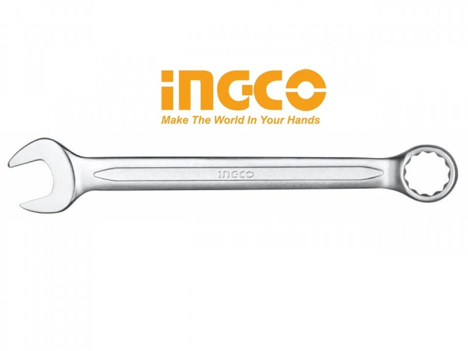 Ingco 7mm Combination Spanner | Chrome-Vanadium Steel Dual-Ended Metric Wrench for Precision Fastening (HCSPA071)