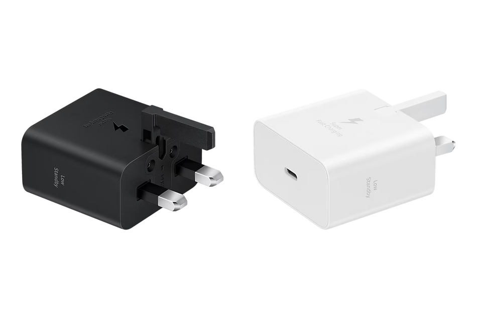 25W UK PD Power Adapter (EP-T2510NBEGEU) – 2024 New Edition | Super Fast Charging - Black/White
