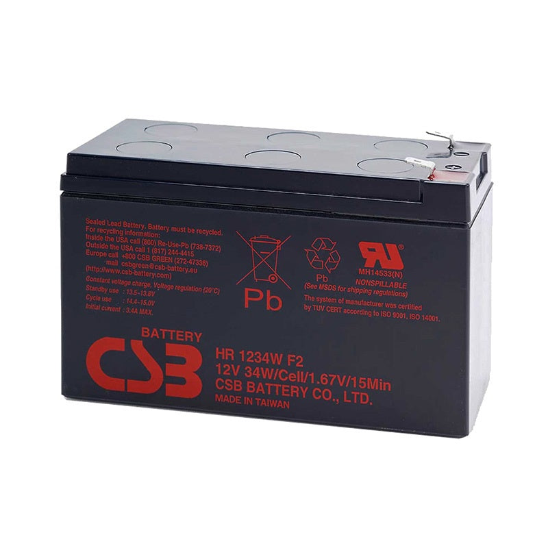 Prolink PBV4FB PBV50A | CSB GP1272 | CSB HR1234 VRLA Battery For Auto-Gate / UPS / Alarm System