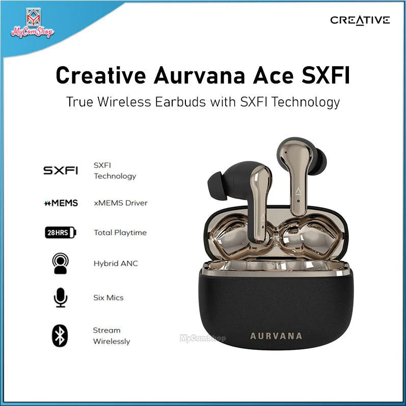 CREATIVE Earphone True Wireless Aurvana Ace SXFI