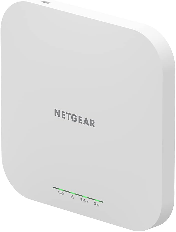 NETGEAR Wireless Access Point (WAX610) - WiFi 6 Dual-Band AX1800 Speed | Up to 200 Client Devices | 1x2.5G Ethernet LAN Port | 802.11ax | Insight Remote Management | PoE+