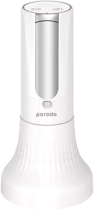 Porodo Lifestyle Desktop Water Dispenser 4W, 1200mAh Rechargeable Battery, Digital Display, Touch Control, USB Portable Charging Automatic Water Jug Dispenser for Home,Office,Outdoor