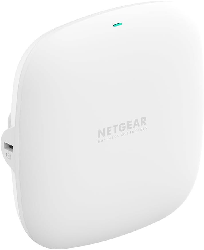 NETGEAR WAX210 WiFi 6 Dual-Band AX1800 Speed1 x 1G Ethernet PoE Port Up to 128 Devices Wireless Access Point