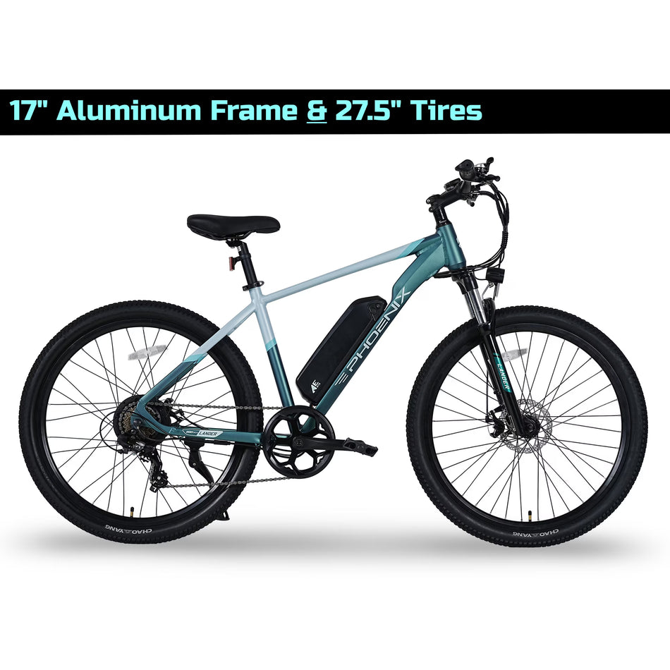 Phoenix 15A Urban Electric Bike | 30km/h High Speed | 48V 15Ah Power System (30KM Max Range)