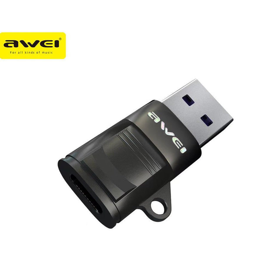 AWEI CL-13 Smart Mini USB 3.0 Adapter USB TO TYPE-C