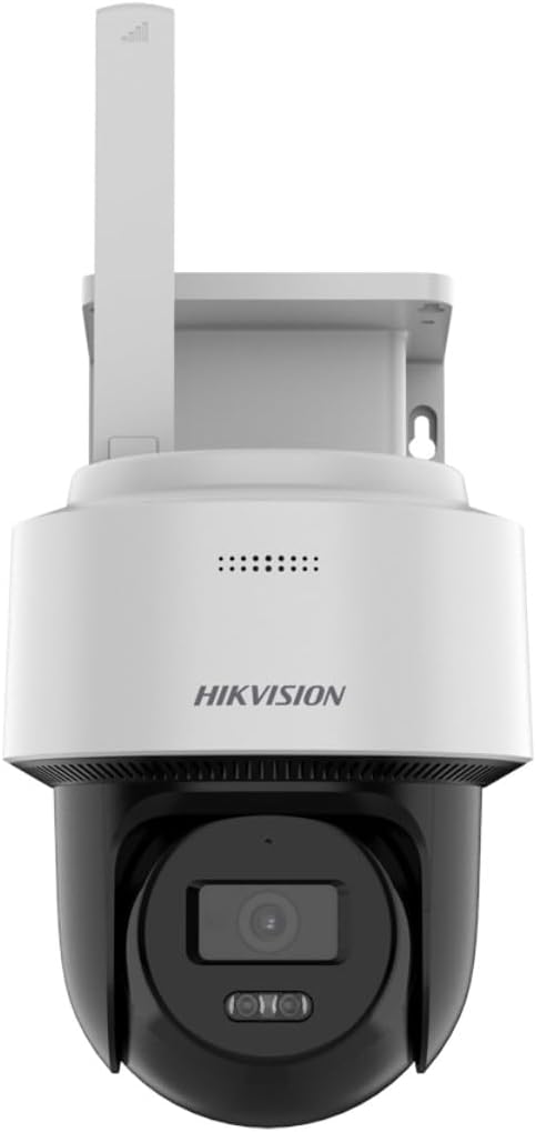 HIKVISION DS-2CFSP4/4G 4MP Solar-Powered 4G PT Camera | 8W Solar Panel | 9000 mAh Battery | ColorVu Night Vision | 2.8mm Lens | IP66 Weatherproof