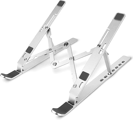Creative Folding Laptop Stand | Portable Adjustable Storage Bracket | Ergonomic Laptop Holder for Home, Office, and Travel | Lightweight, Foldable & Space-Saving