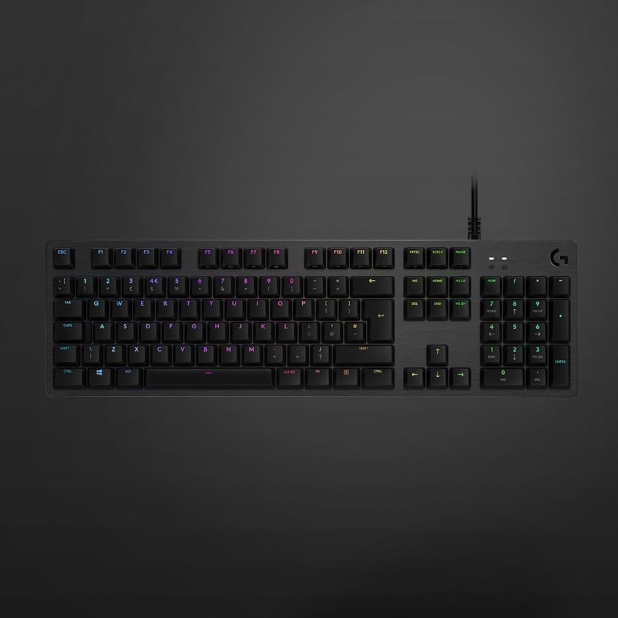 Logitech G512 Carbon RGB Mechanical Gaming Keyboard GX Blue Clicky