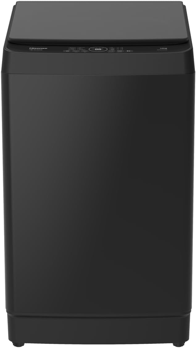 Hisense Top Load Washing Machine Bubble Clean, Aqua Save, Soak, Quick 15, Magic Filter - WT3K1123UB
