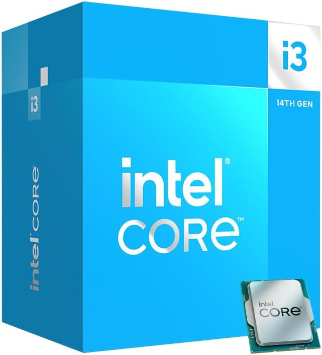 Intel® Core™ i3-14100 Desktop Processor 4 cores (4 P-cores + 0 E-cores) 4.7 GHz