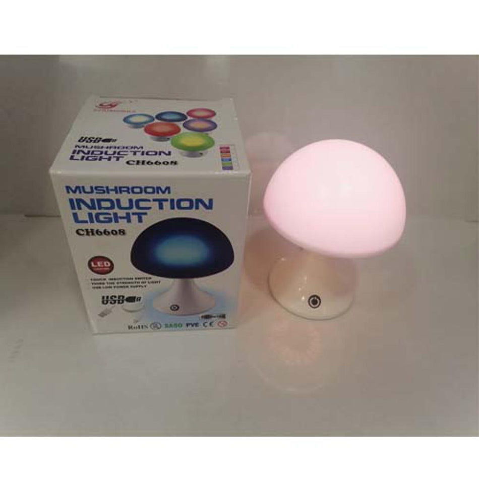 Mushroom Induction Light (CH6608) | Smart LED Night Light with Automatic Dusk-to-Dawn Sensor, Soft Ambient Glow Eye Protection & Energy-Efficient Plug-in Design