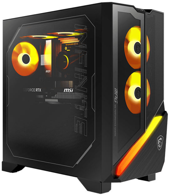 MSI MPG Infinite Z3 9-657SG Gaming PC, AMD Ryzen 7 9700X, 32GB DDR5, B850, MSI GeForce RTX 5070 12G SHADOW 2X, 1TB PCIe SSD, Windows 11 Home, MPG Infinite Z3 Air Cooler, MSI Vigor GK30 Gaming Keyboard, MSI Clutch GM11 Gaming Mouse