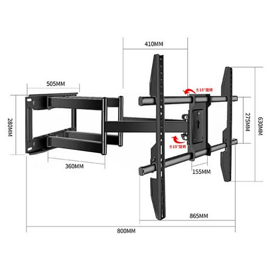 50"-120" INCH Full Motion Cantilever TV Wall bracket Mount (NS-P800)