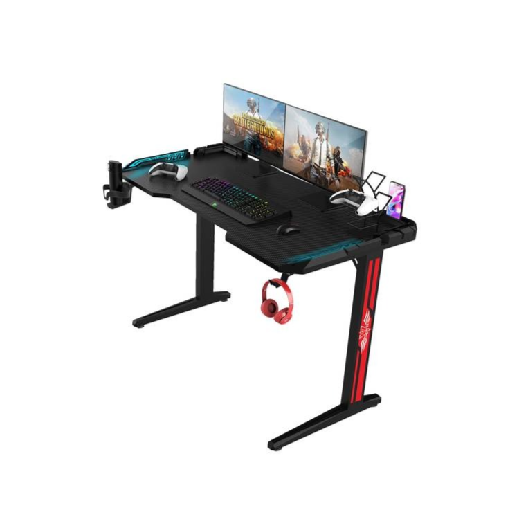 Green Lion GTX77 RGB Gaming Desk With Seven Color Modes / Cup Holder