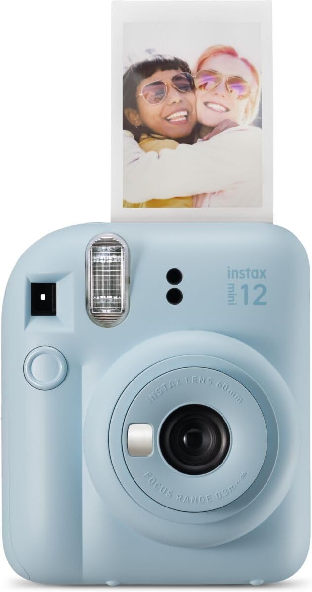 Fujifilm Instax Mini 12 Instant Camera – Summer Bundle (Camera case, Fairy Lights, Beach Ball, Cooling Towel, Hot & Cold Water Bottle, Funky Kids Sunglasses)
