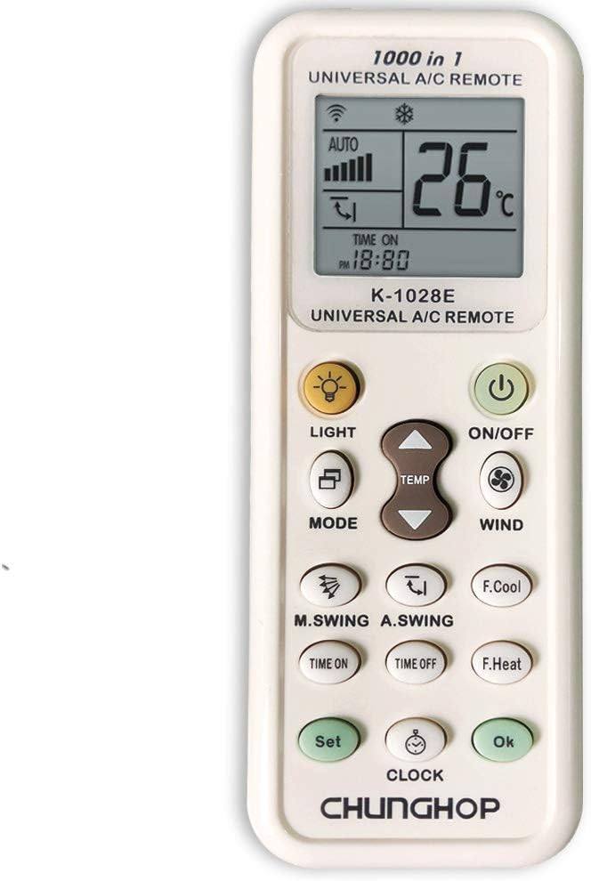 Chunghop K-1028E Universal AC Remote