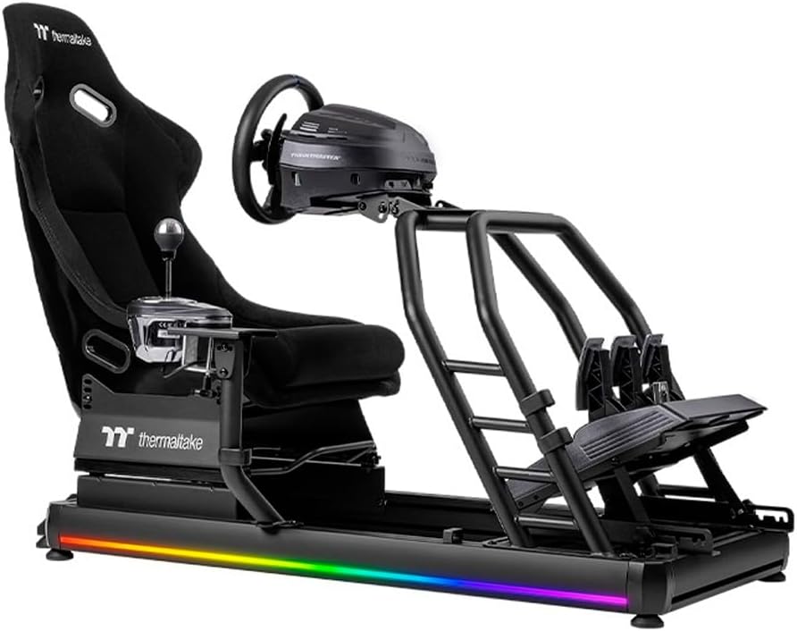 Thermaltake GR500 Racing Simulator Cockpit - Black/Snow White