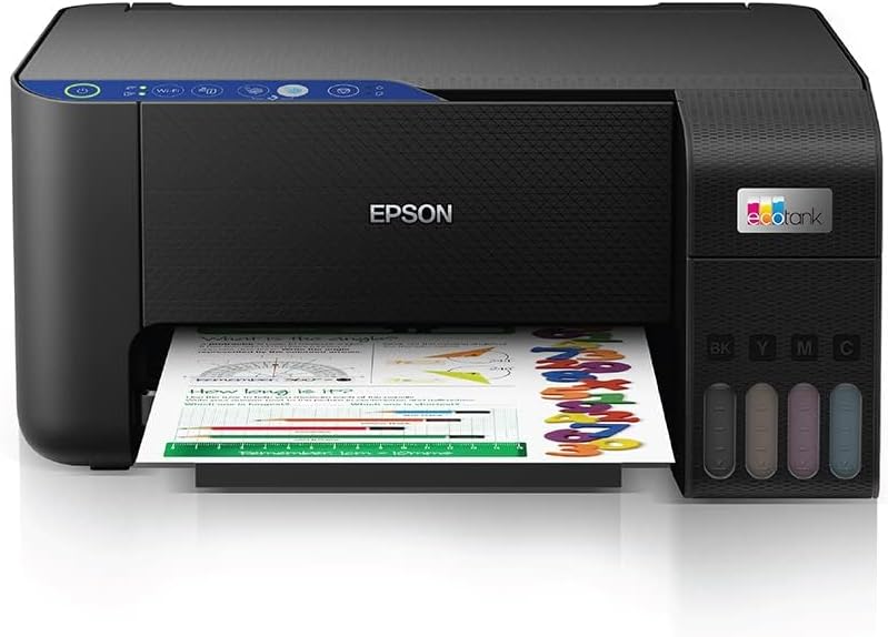 Epson EcoTank L3251, 3 in 1, Print, Scan, Copy Home Printer with Wifi and SmartPanel, Black