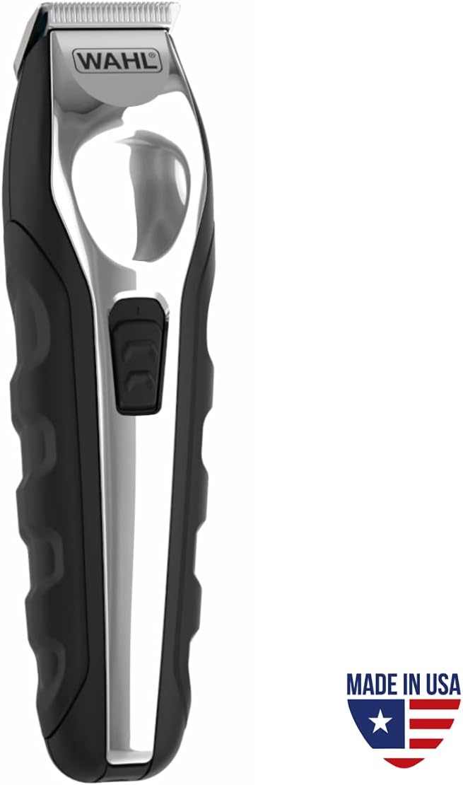 WAHL Lithium Ion Multi-Purpose Grooming Kit For Men, Suitable For Beard and All Types of Hair, Quick Charge With More Power, Black (9888-1227)
