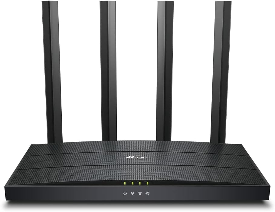 TP-LINK Archer AX12 AX1500 Dual-Band Wi-Fi 6 Router - Next-Gen Gigabit Wireless Router, 4 High-Gain Antennas, Target Wake Time, WPA3 Advanced Security
