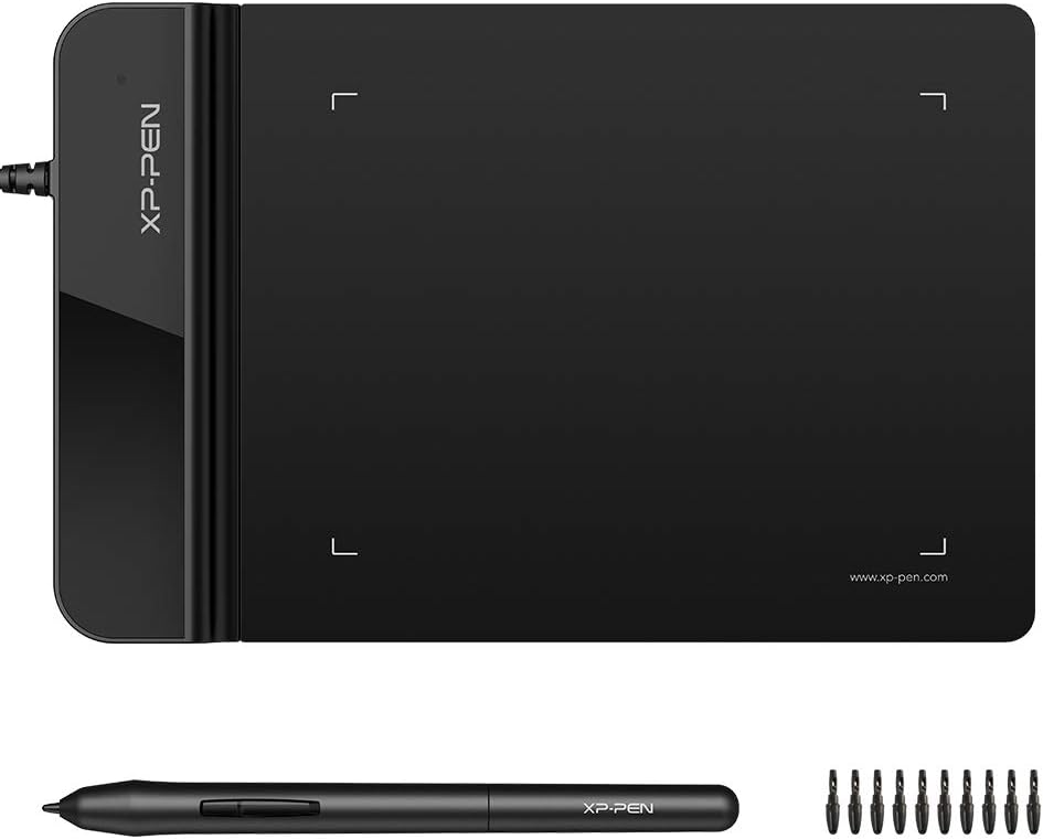 XP Pen G430S OSU, Graphic Drawing Tablet with 8192 Levels Pressure Battery-Free Stylus, 4 x 3 inch Ultrathin