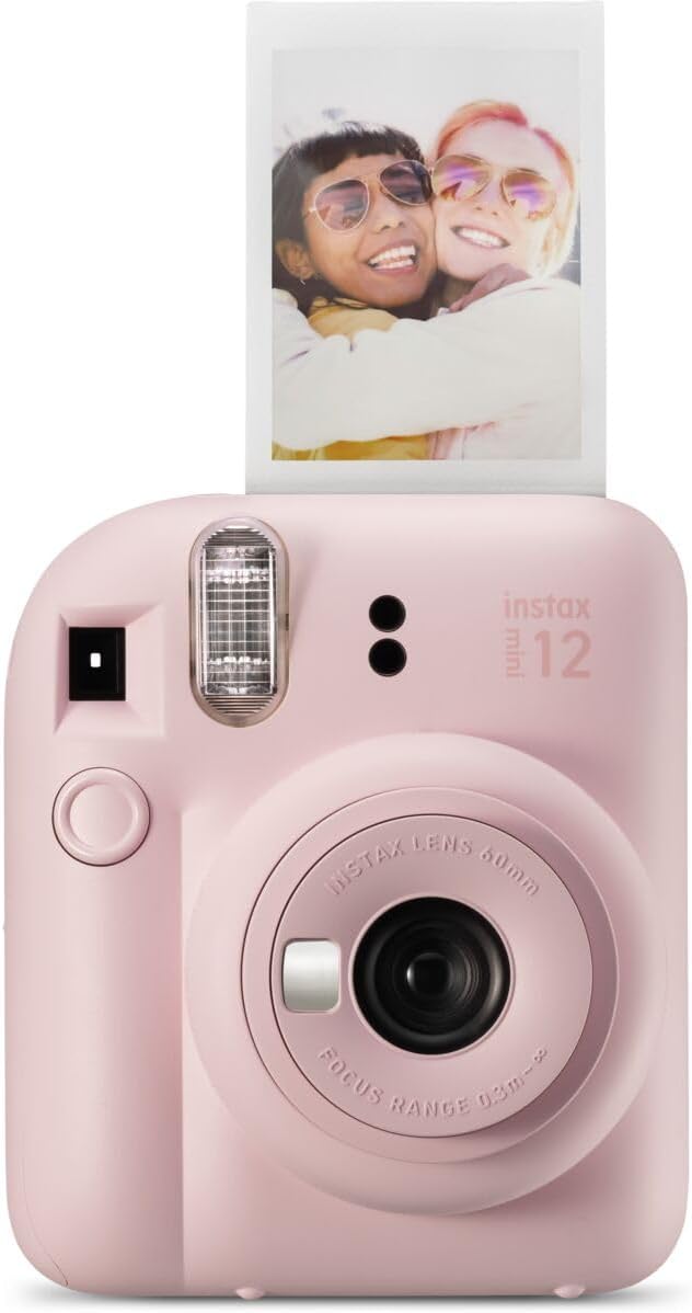 Fujifilm Instax Mini 12 Instant Camera – Summer Bundle (Camera case, Fairy Lights, Beach Ball, Cooling Towel, Hot & Cold Water Bottle, Funky Kids Sunglasses)