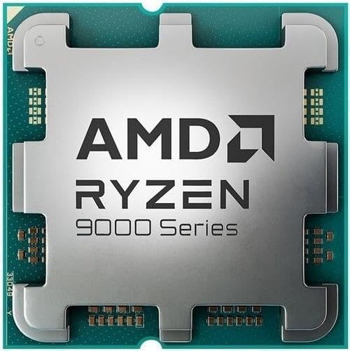 AMD Ryzen 5 9600X 6-Core, 12-Thread Unlocked Desktop Processor - Tray version - No Fan [100-000001405TRAY]
