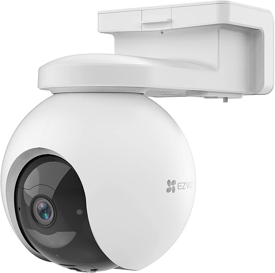 EZVIZ EB8 2K 4G Battery Outdoor with GPS Location, PTZ Security Camera, Solar Panel Compatible, Colour Night Vision, Pan Tilt 360°, AI Human Detection, Two Way Talk, Alarm & Strobe Alert Camera