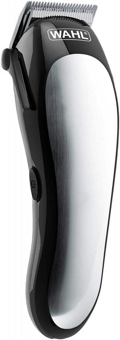 WAHL Rechargeable Lithium Ion Corded or Cordless Hair Clipper with Adjustable Taper Lever and 8 Attachment Combs Up to 90 Minutes Cordless Runtime, Steel (79600-3217)